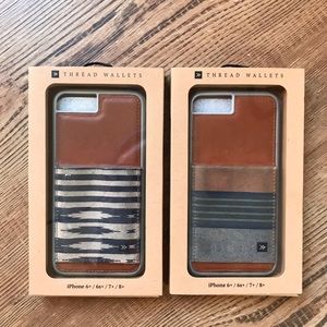{Thread Wallets} iPhone 6+/6s+/7+/8+ Cases
